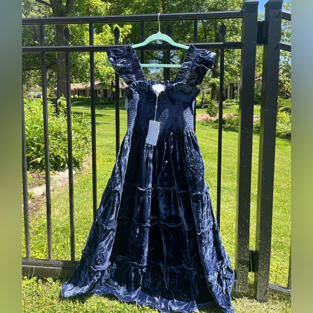 Hill House Velvet Ellie Nap Dress NWT - Picture 6 of 11